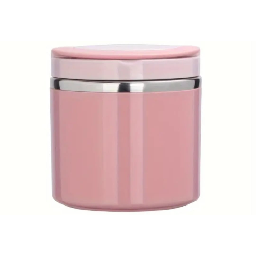 Pink Thermal Lunch Jar