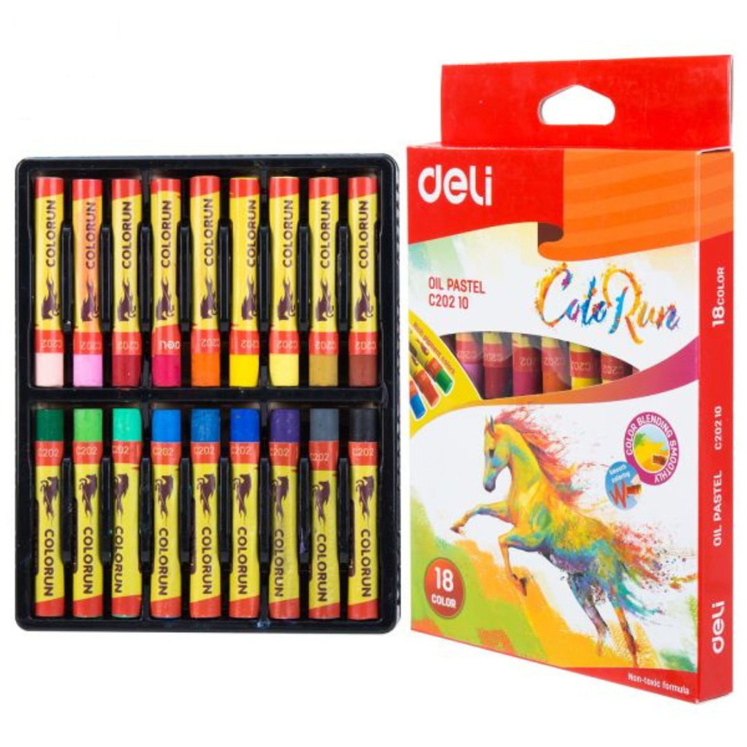 Oil Pastel 18 Colors