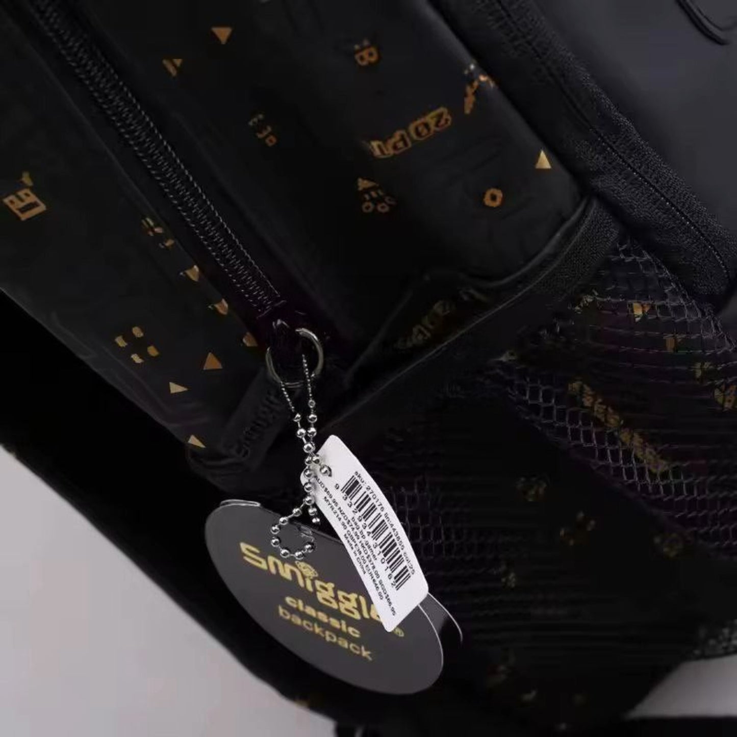 Smiggle Black Gamer Classic Backpack