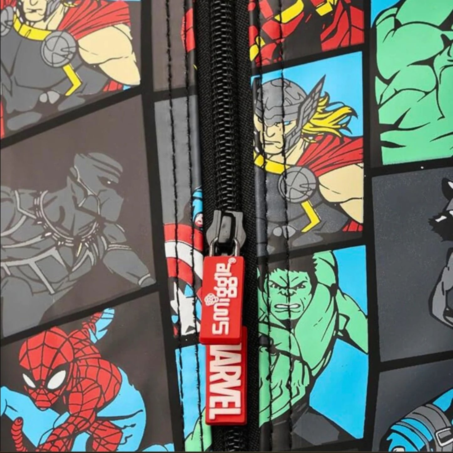 Smiggle Marvel Trolley Backpack With Light Up Wheels