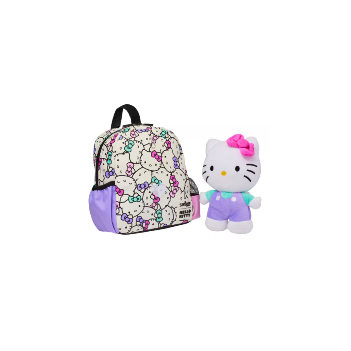 Smiggle Hello Kitty Teeny Tiny Backpack with Detachable Plush Toy