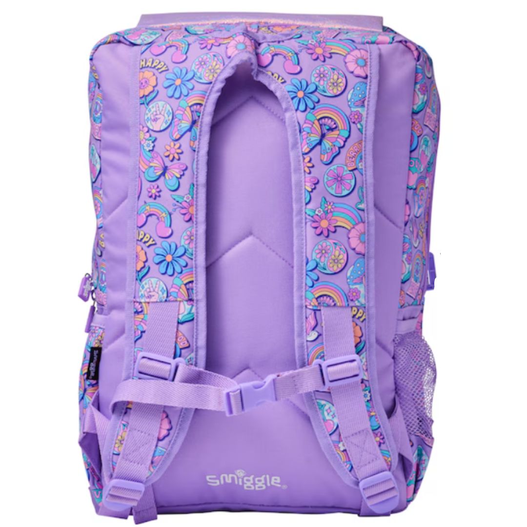 Smiggle Purple Butterfly School Bag