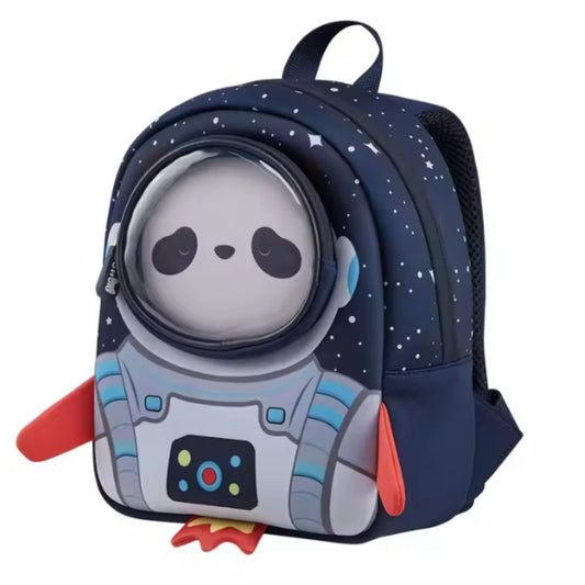 Blue Astronaut Panda Backpack