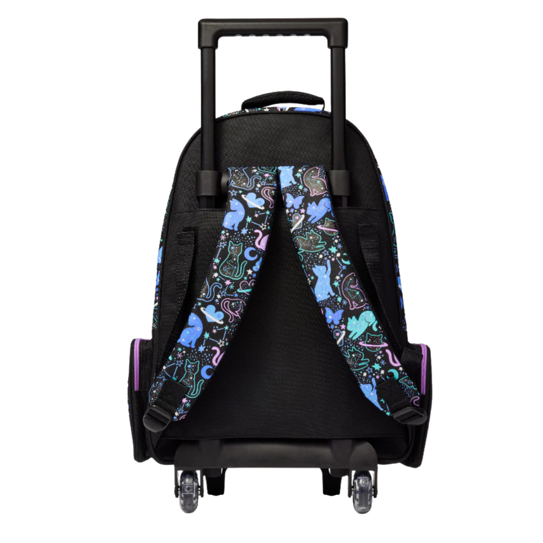 Smiggle Black Kitty Trolley bag