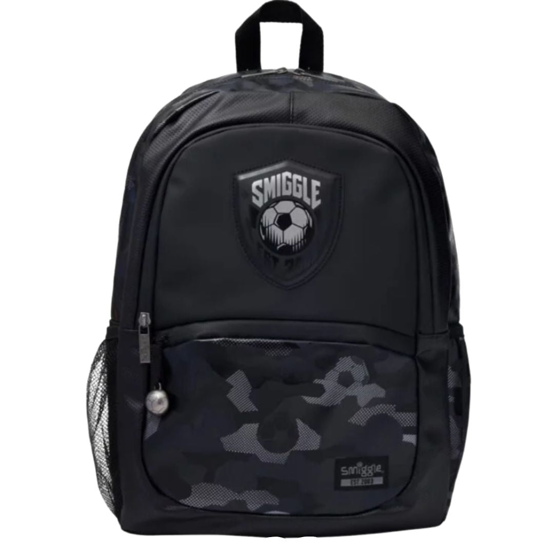 Smiggle Black Soccer Backpack
