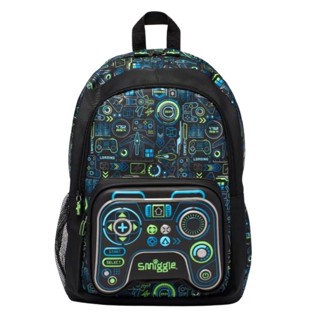 Smiggle Black Gaming Backpack