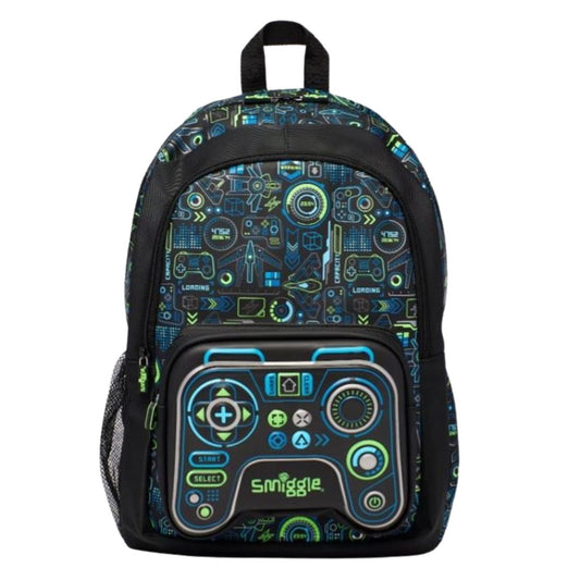 Smiggle Black Gaming Backpack