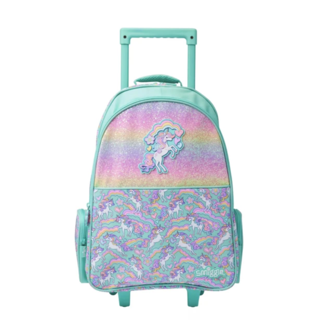 Smiggle Pastel Unicorn Trolley Bag