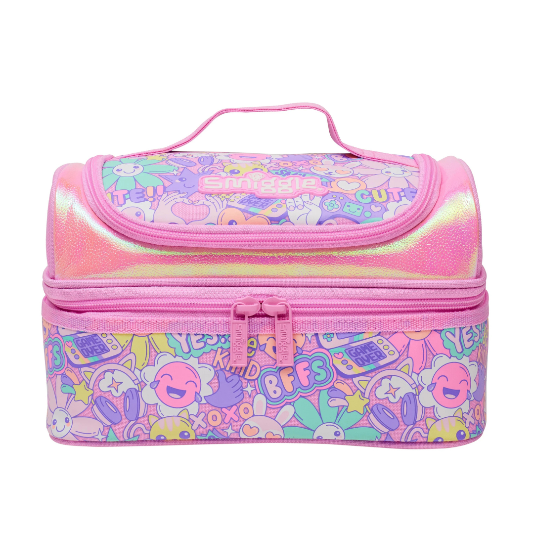 Pink Smiggle Flower Lunch Bag