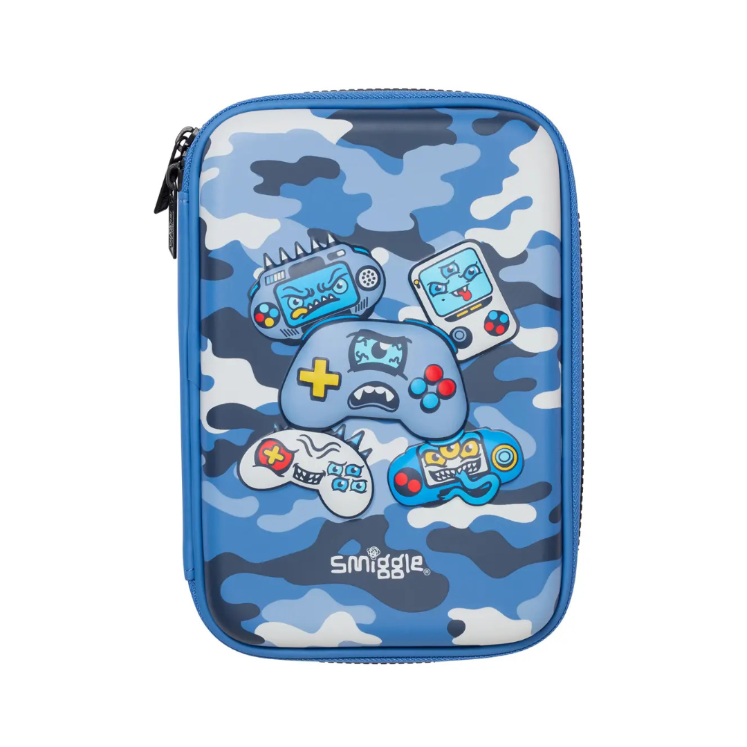 Smiggle Blue Gaming Pencil Case