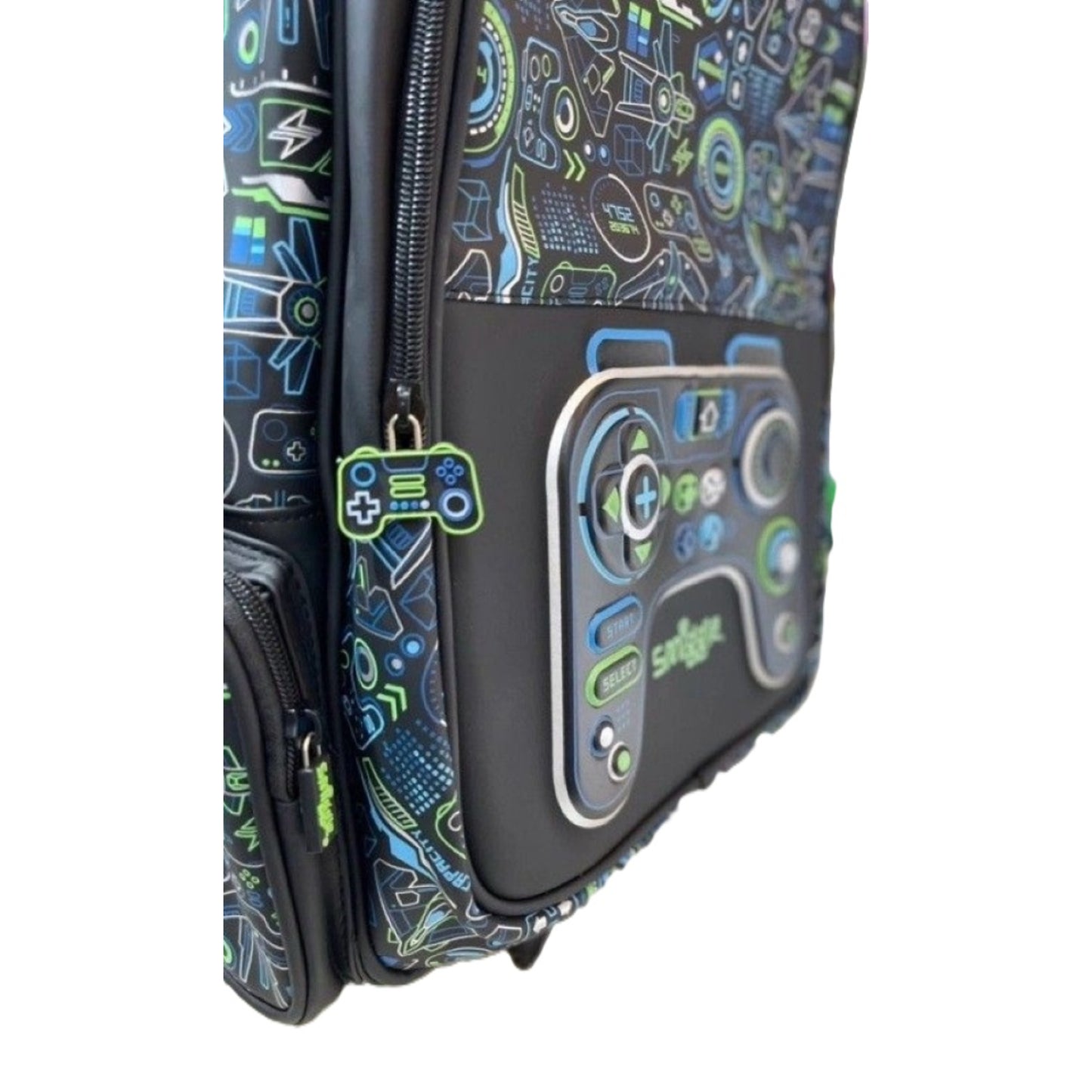 Smiggle Virtual Trolley Backpack With Light Up Wheels