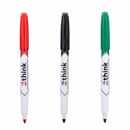 Asst. Whiteboard Markers Slim Bullet Tip