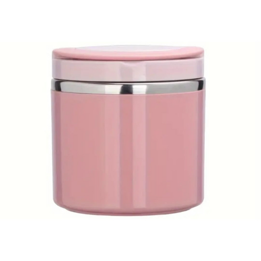 Pink thermal lunch container