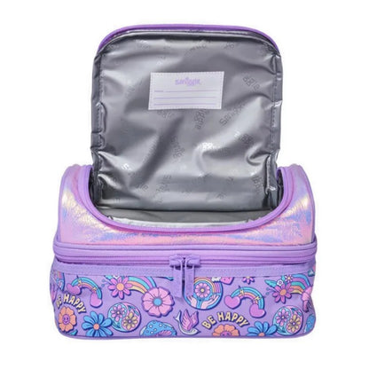 Smiggle Lilac Limitless Double Decker Lunch Bag