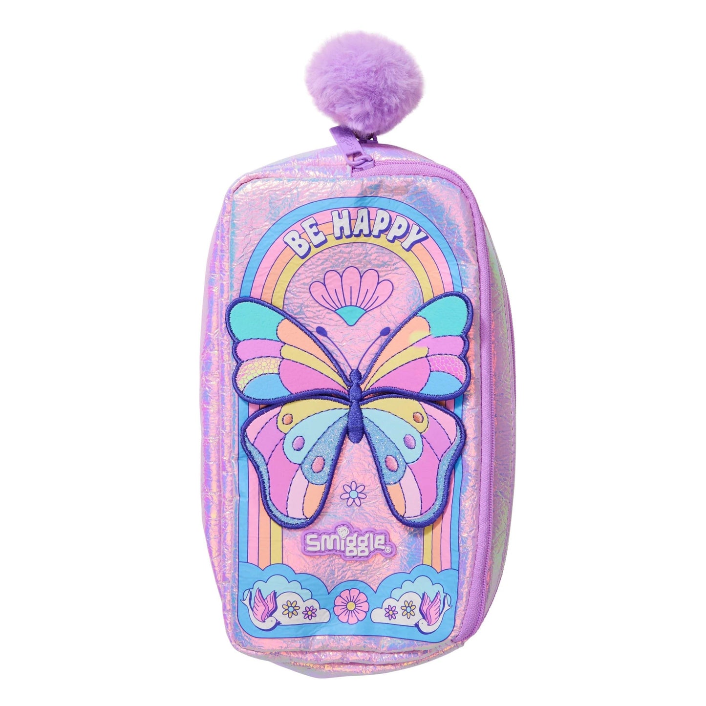 Smiggle Lilac Limitless Pocket Pencil Case