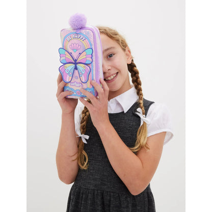 Smiggle Lilac Limitless Pocket Pencil Case