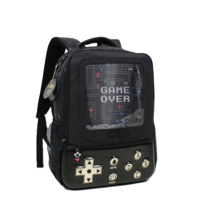 Smiggle Black Gamer Classic Backpack