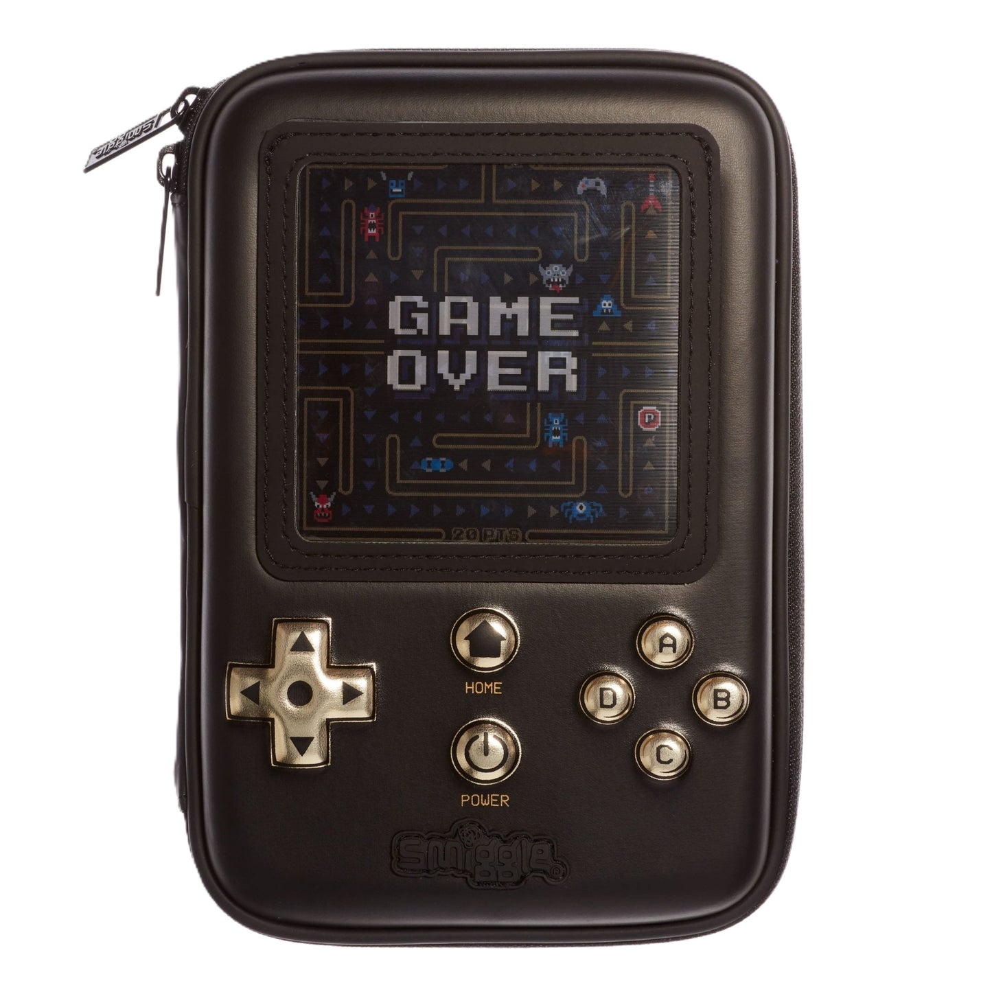 Smiggle Black Gamer Hardtop Pencil Case