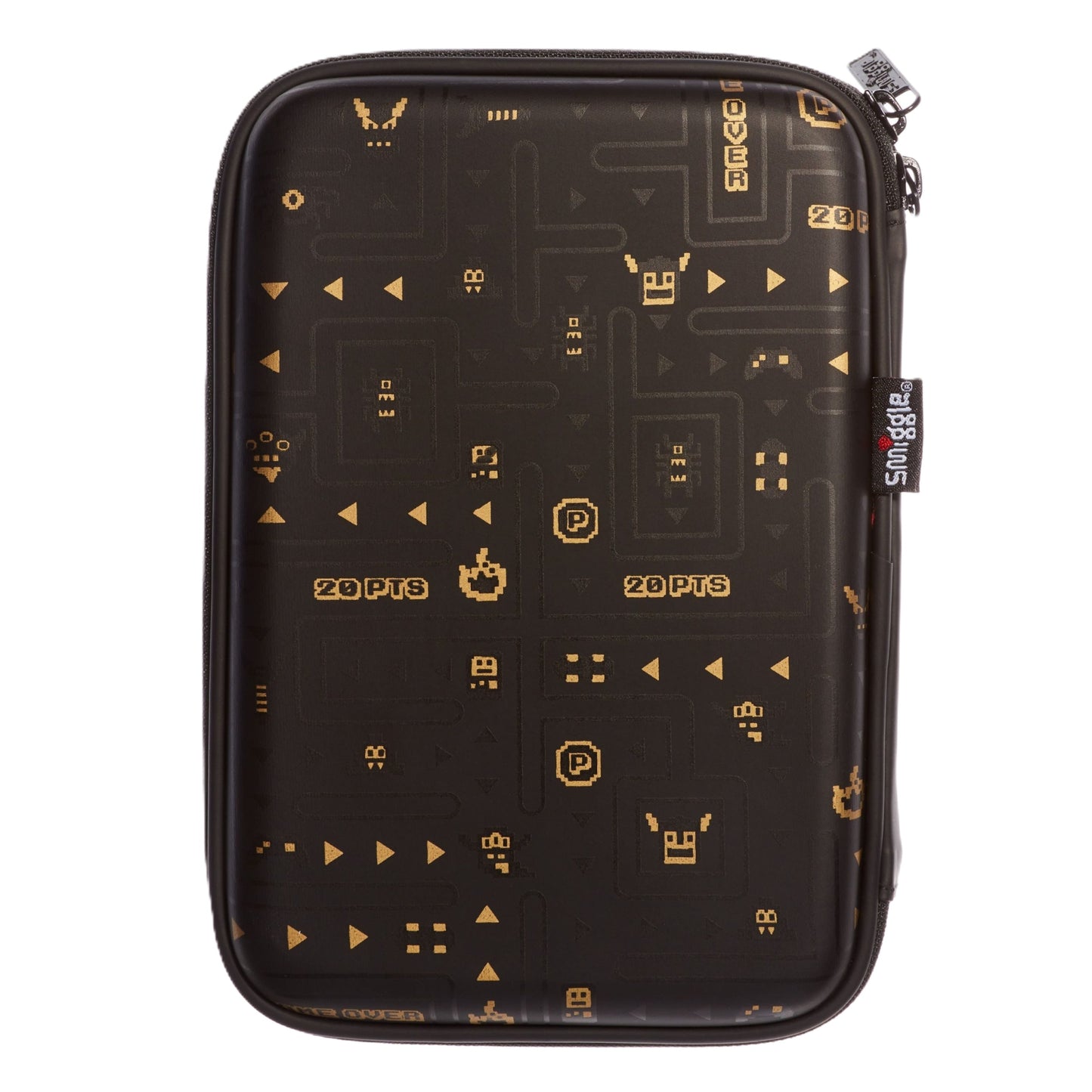 Smiggle Black Gamer Hardtop Pencil Case