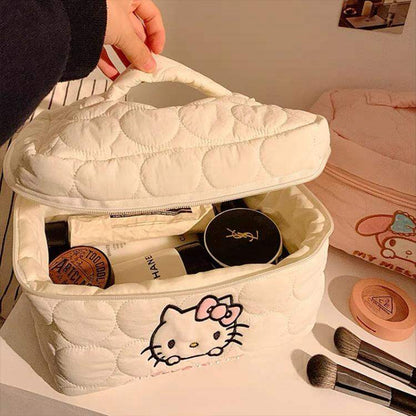 Quilted Hello Kitty Toiletry Bag