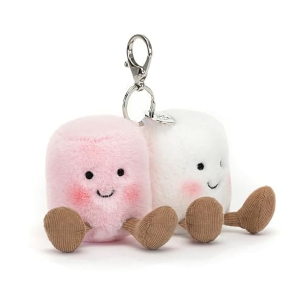 Marshmallow JellyCat Bag Charm
