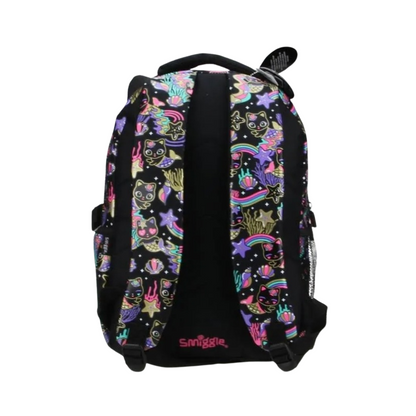 Smiggle Kitty School Bag Black