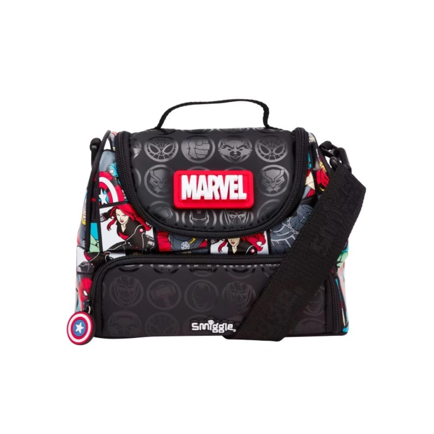 Smiggle Marvel Double Decker Lunch Bag With Strap