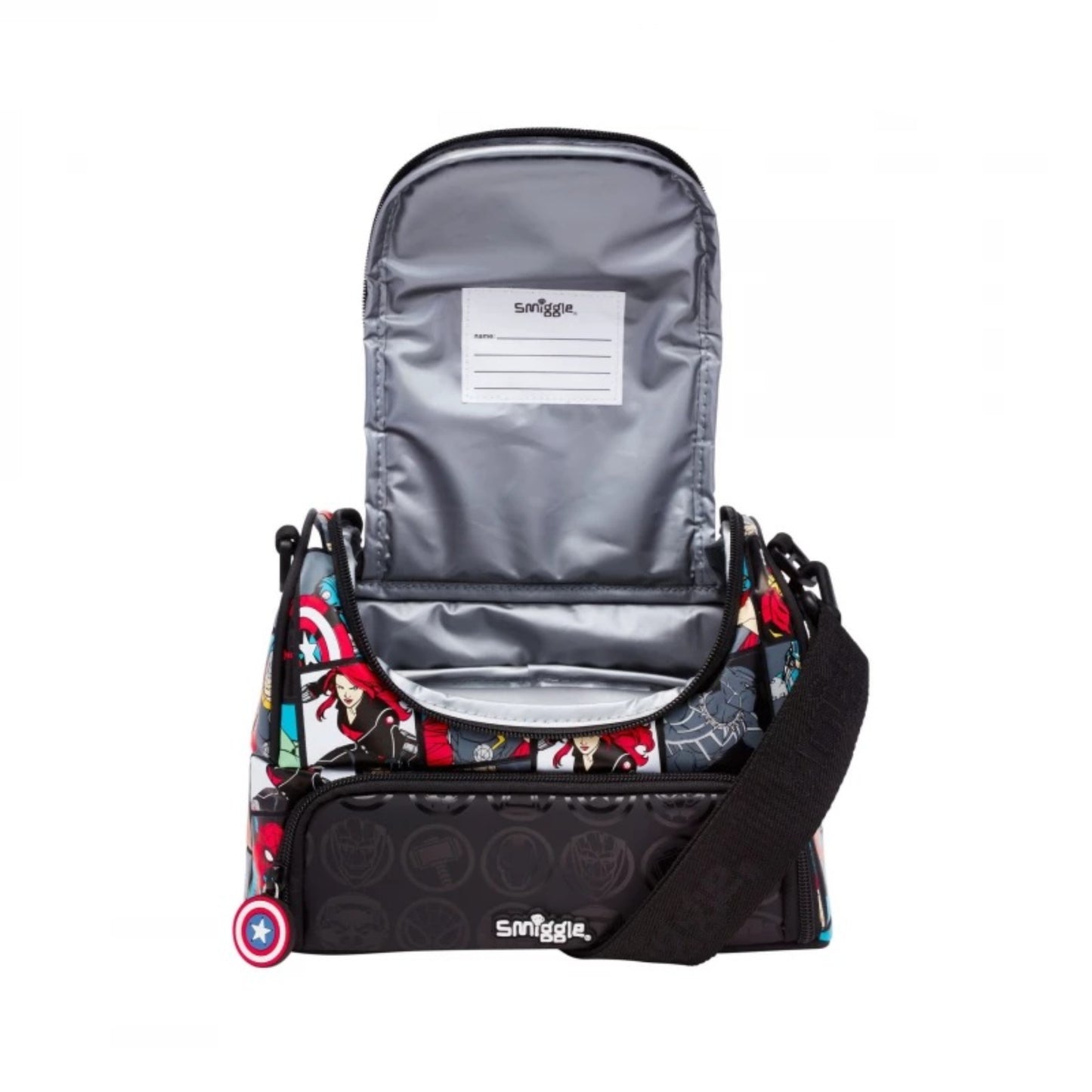 Smiggle Marvel Double Decker Lunch Bag With Strap
