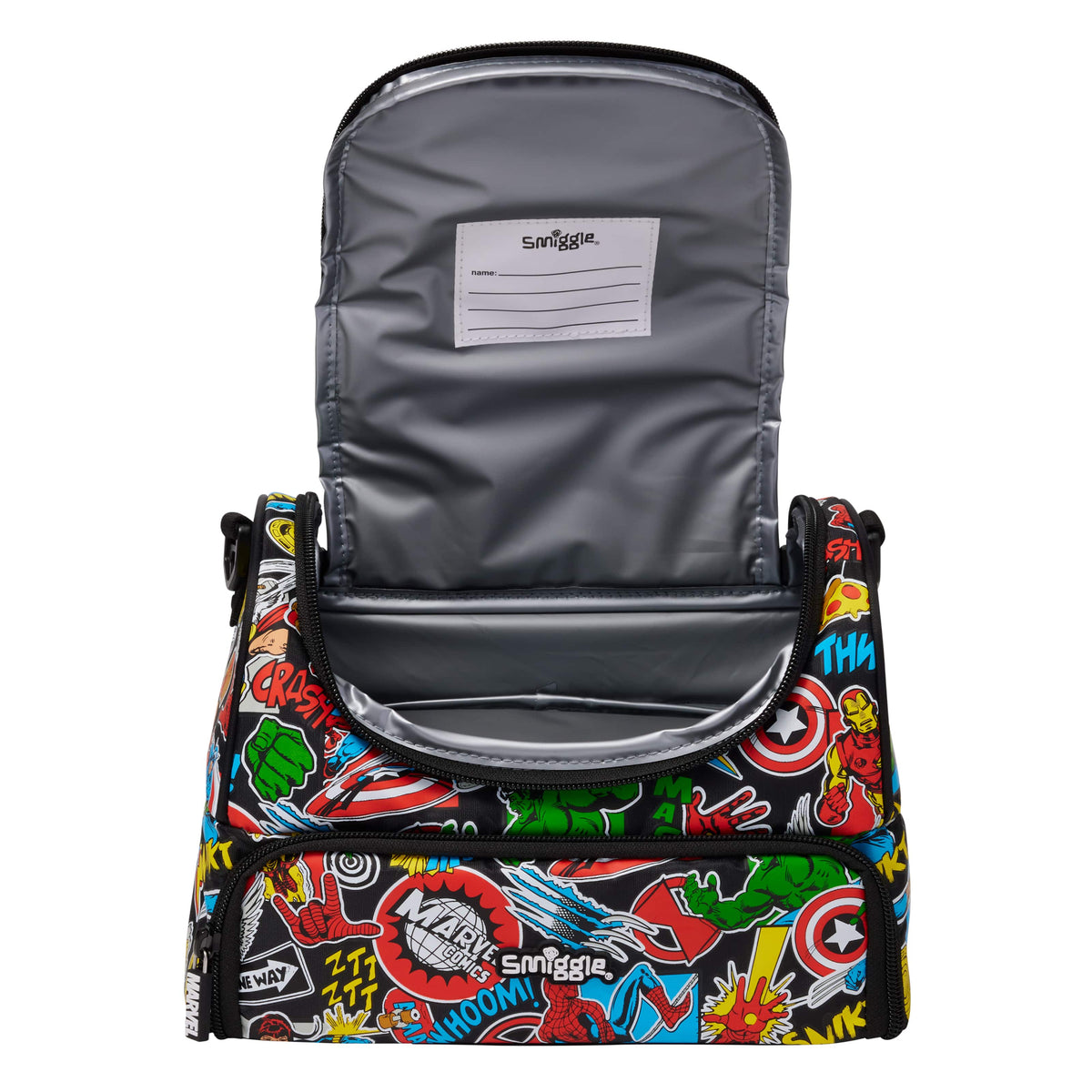 Marvel Comics Double Decker Lunch bag With Strap