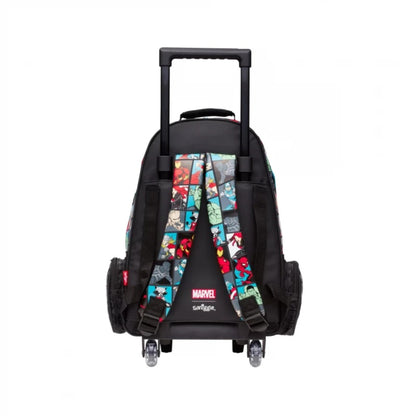 Smiggle Marvel Trolley Backpack With Light Up Wheels