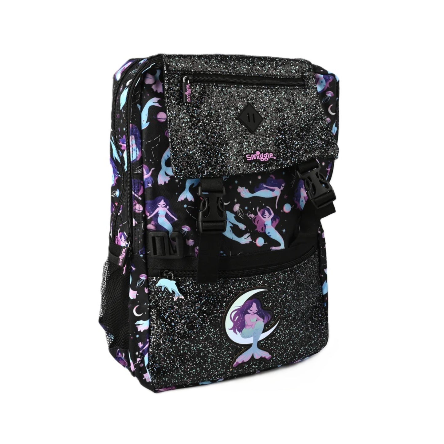 Smiggle Mermaid Limitless Attach Foldover Bag