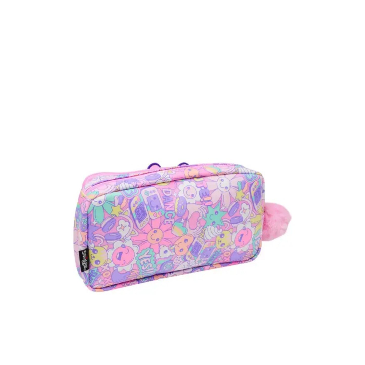 Smiggle Pink Epic Adventures Character Pocket Pencil Case