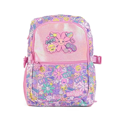 Smiggle Pink Epic Adventures Classic Attach Backpack
