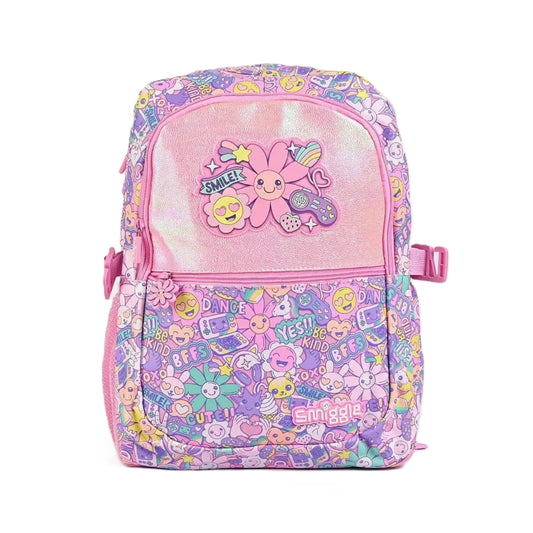 Smiggle Pink Epic Adventures Classic Attach Backpack