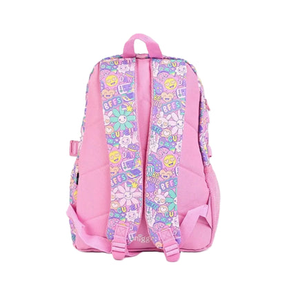 Smiggle Pink Epic Adventures Classic Attach Backpack