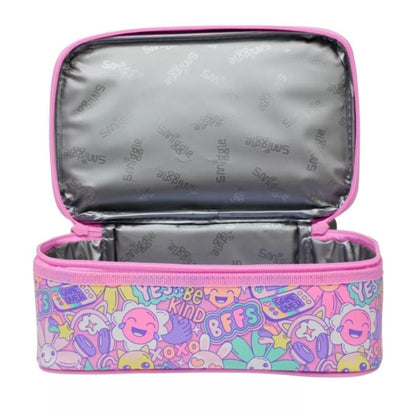 Smiggle Pink Epic Adventures Double Decker Lunch Bag
