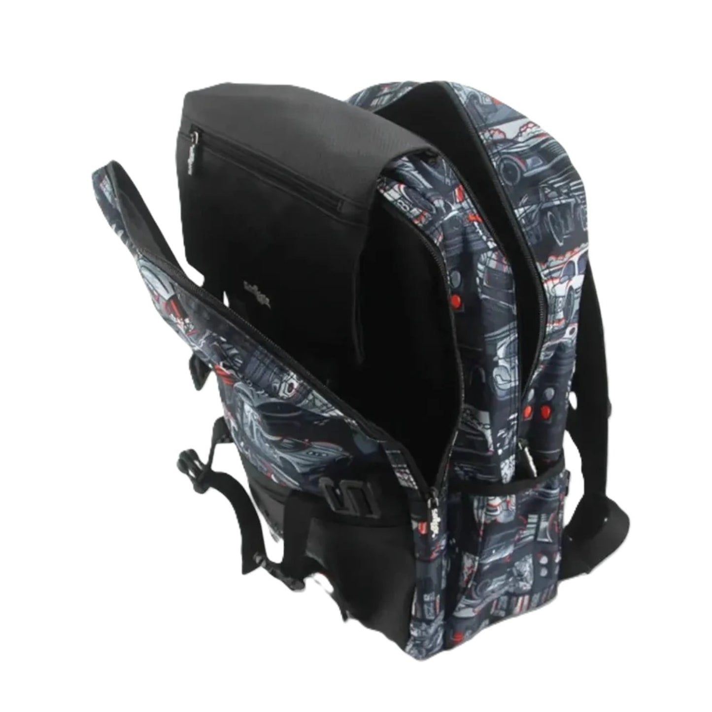 Smiggle Race Car Limitless Attach Foldover Bag