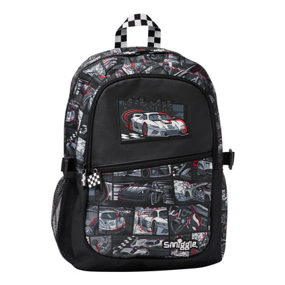 Smiggle Black Limitless Attach Classic Backpack