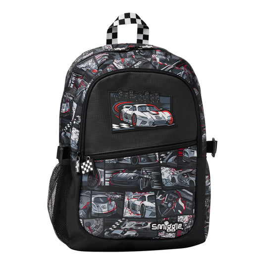 Smiggle Black Limitless Attach Classic Backpack