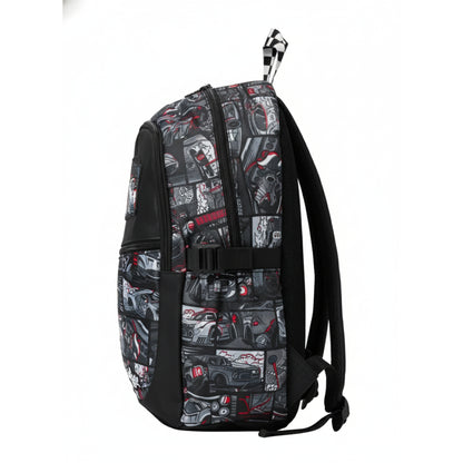 Smiggle Black Limitless Attach Classic Backpack