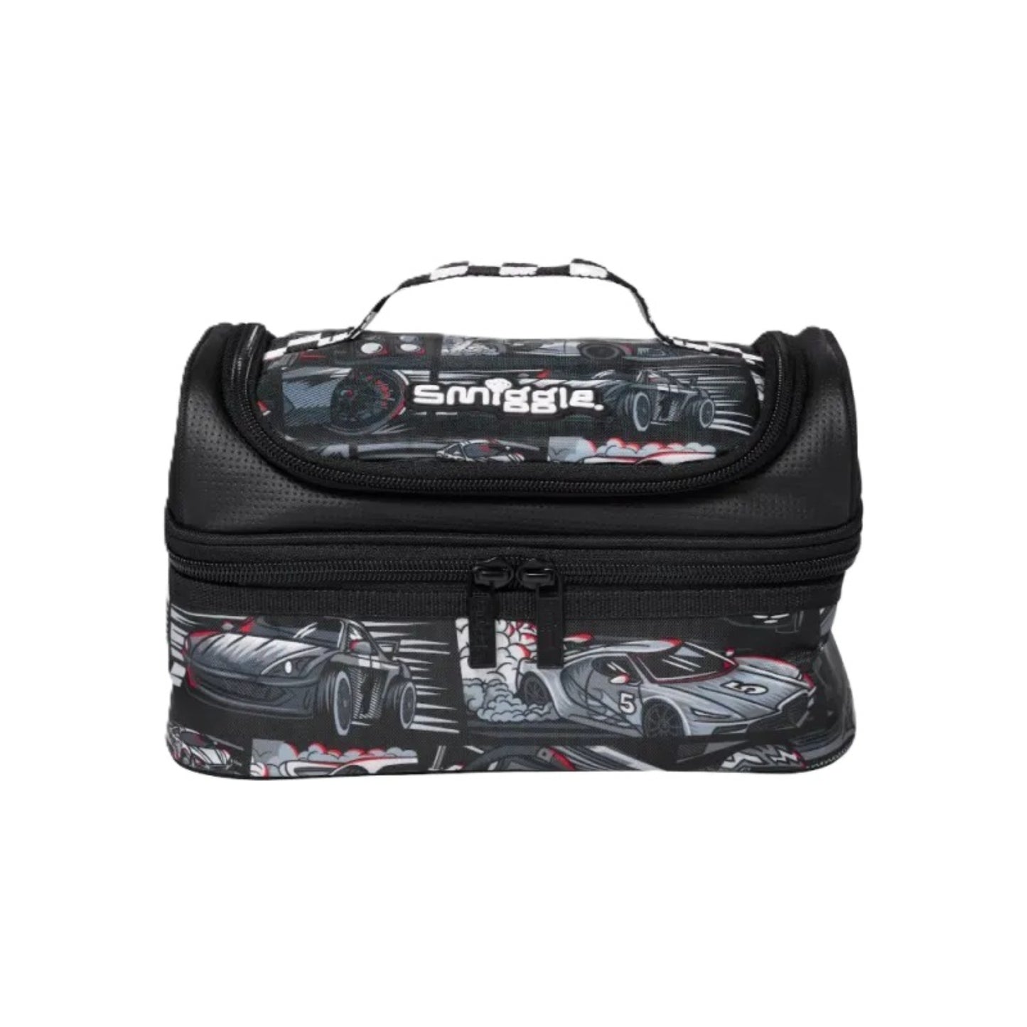 Smiggle Race Car Limitless Double Decker Lunch Bag