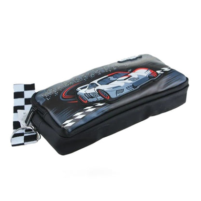 Smiggle Race Car Limitless Pocket Pencil Case