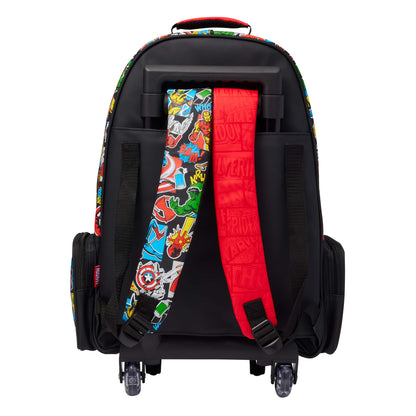 Smiggle Marvel Comics Trolley Backpack with Light Up Wheels