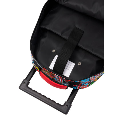 Smiggle Marvel Comics Trolley Backpack with Light Up Wheels