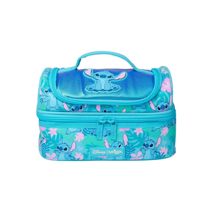 Smiggle Blue Stitch Double Decker Lunch Bag