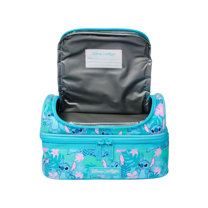 Smiggle Blue Stitch Double Decker Lunch Bag