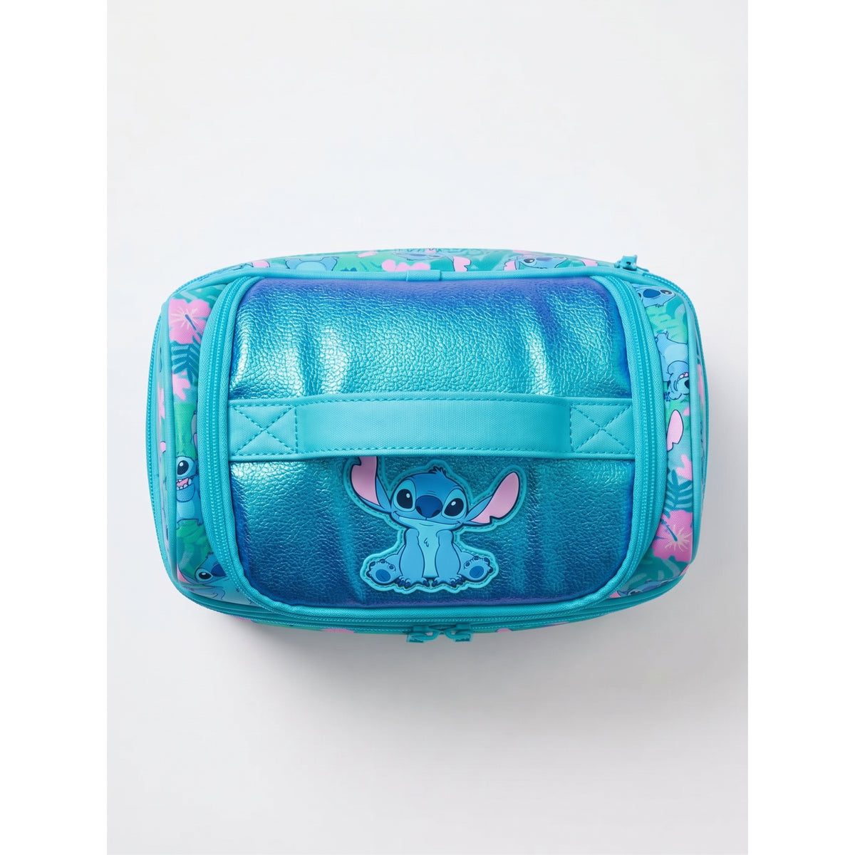 Smiggle Blue Stitch Double Decker Lunch Bag