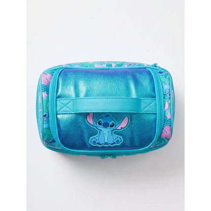 Smiggle Blue Stitch Double Decker Lunch Bag