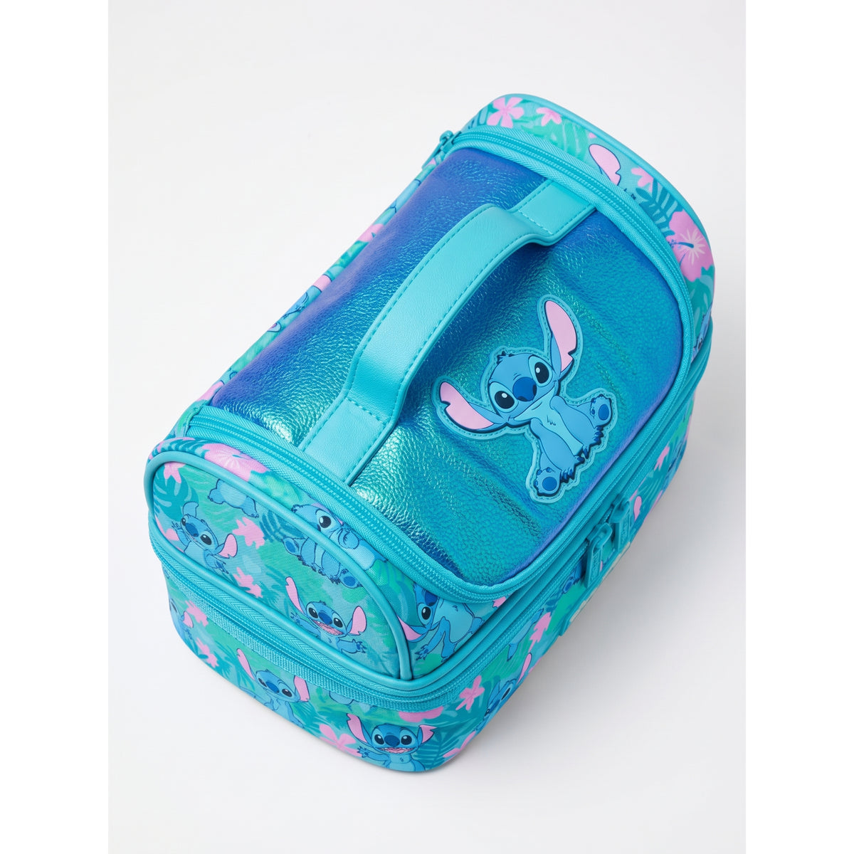 Smiggle Blue Stitch Double Decker Lunch Bag