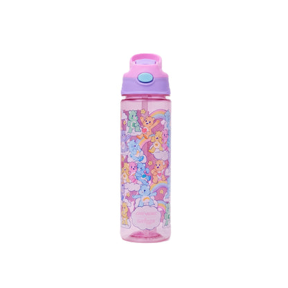 Smiggle Care Bears Plastic Flip Top Drink Bottle 650Ml